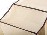 Hängande garderobsförvaring 3 hyllor 30x30x60 cm, beige
