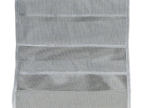Hängande garderobsorganisatör 22 fack dubbelsidig grå 70x40 cm