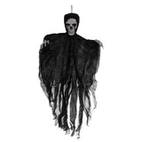 Hängande skelett Halloween-dekoration 70x60 cm svart för inom/utomhus