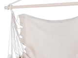 Hängstol hammock chair bomull/polyester med trästång 90 cm