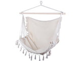 Hängstol hammock chair bomull/polyester med trästång 90 cm