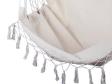 Hängstol hammock chair bomull/polyester med trästång 90 cm