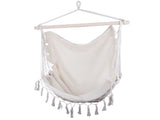 Hängstol hammock chair bomull/polyester med trästång 90 cm