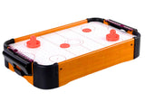 Hockeybord i trä 45x25 cm med ljus och ljudeffekter, 2 puckar