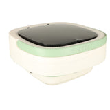 Hopfällbar campingtvättmaskin 12 L 12 V IPX4 med centrifug grön