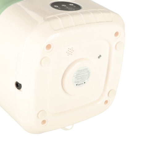 Hopfällbar campingtvättmaskin 12 L 12 V IPX4 med centrifug grön