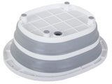 Hopfällbar diskbalja 5 l med avrinningsbräda plast/silikon 40x32 cm