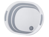 Hopfällbar diskbalja 5 l med avrinningsbräda plast/silikon 40x32 cm