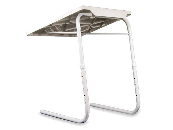 Hopfällbart laptopbord justerbar höjd 52–73 cm vinklingsbart 52x40