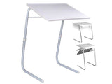 Hopfällbart laptopbord justerbar höjd 52–73 cm vinklingsbart 52x40