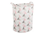 Hopfällbar tvättkorg 45 L rund Ø35x40 cm med bärhandtag