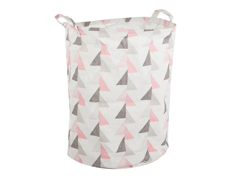 Hopfällbar tvättkorg 45 L rund Ø35x40 cm med bärhandtag