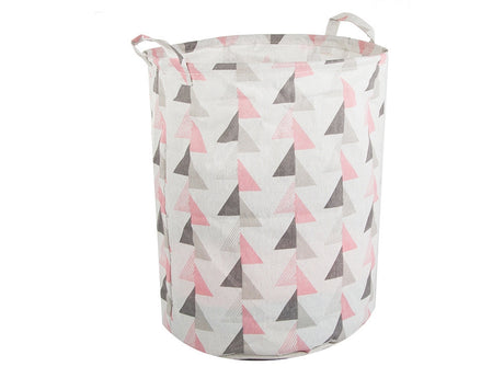 Hopfällbar tvättkorg 45 L rund Ø35x40 cm med bärhandtag