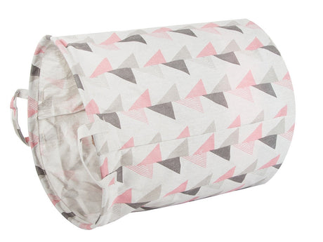 Hopfällbar tvättkorg 45 L rund Ø35x40 cm med bärhandtag