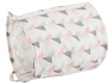 Hopfällbar tvättkorg 45 L rund Ø35x40 cm med bärhandtag