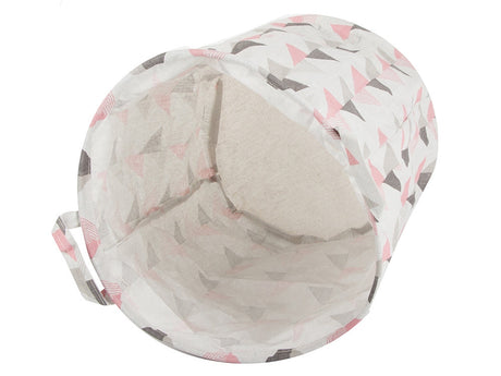 Hopfällbar tvättkorg 45 L rund Ø35x40 cm med bärhandtag