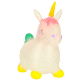 Hoppande ponny gummihäst unicorn 60 cm med pump max 25 kg