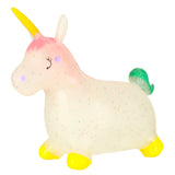 Hoppande ponny gummihäst unicorn 60 cm med pump max 25 kg
