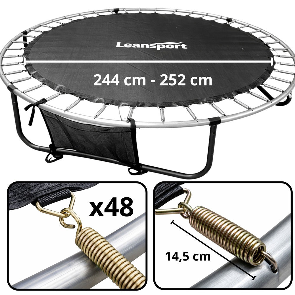 Hoppmatta till trampolin 8FT 244-252 cm, 48 fjädrar