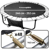 Hoppmatta till trampolin 8FT 244-252 cm, 48 fjädrar