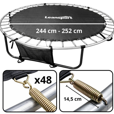 Hoppmatta till trampolin 8FT 244-252 cm, 48 fjädrar