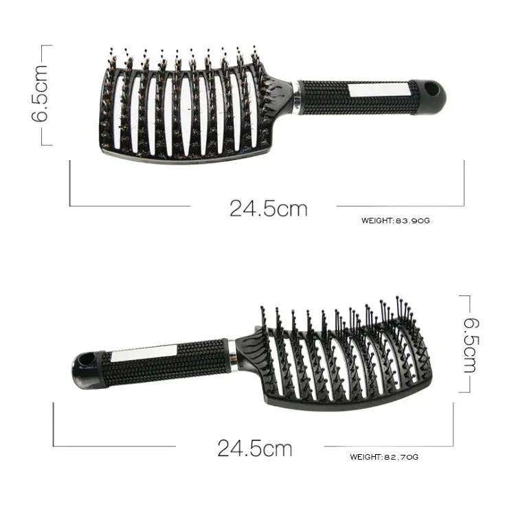 Hårborste för utredning vått/torrt hår ergonomisk 24x7,7 cm 1 st