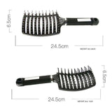 Hårborste för utredning vått/torrt hår ergonomisk 24x7,7 cm 1 st