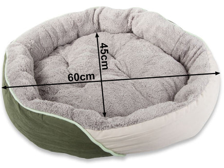 Hundbädd M 60x45x14 cm med avtagbar kudde halkfri undersida