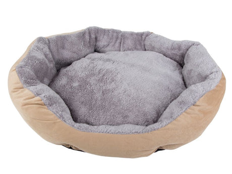 Hundbädd med avtagbar dyna 60x55x15 cm för medelstor hund