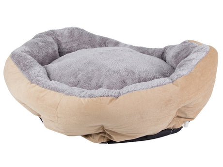 Hundbädd med avtagbar dyna 60x55x15 cm för medelstor hund