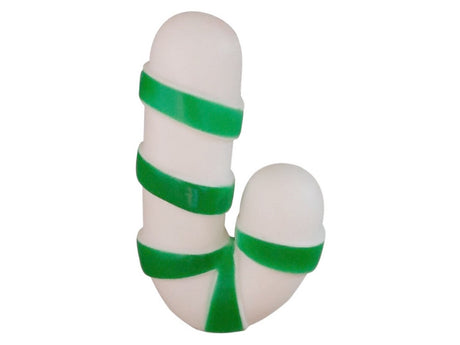 Hundleksaksset jul 3 delar gummi/rep med pipljud
