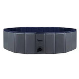 Hundpool fällbar 120x30 cm 300 l med avloppsventil halkfri botten