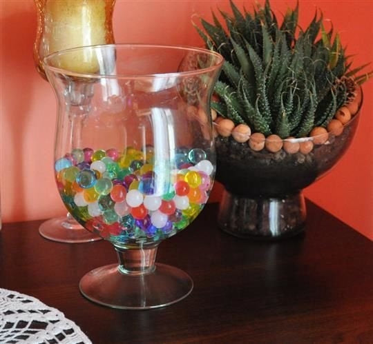 Hydrogelkulor för blommor/växter blandade färger 20 påsar x 5g