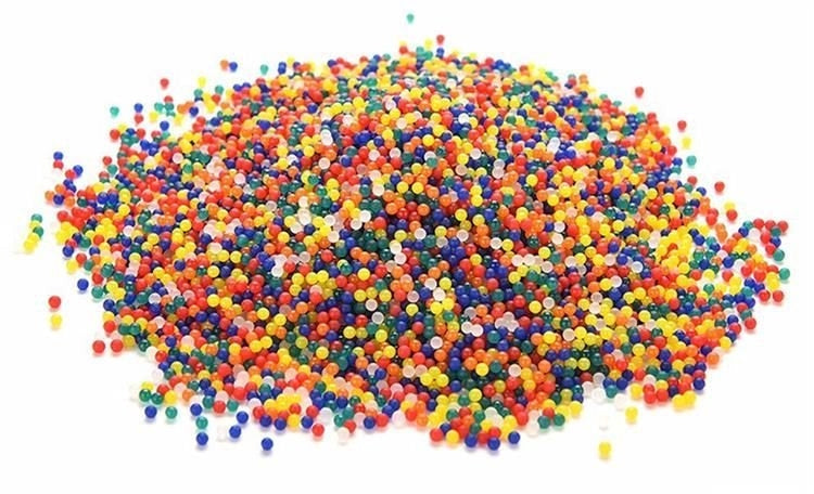 Hydrogelkulor för blommor/växter blandade färger 20 påsar x 5g