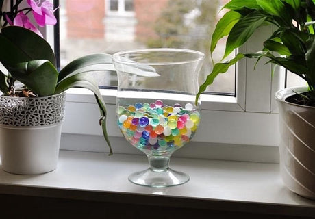 Hydrogelkulor för blommor/växter blandade färger 20 påsar x 5g