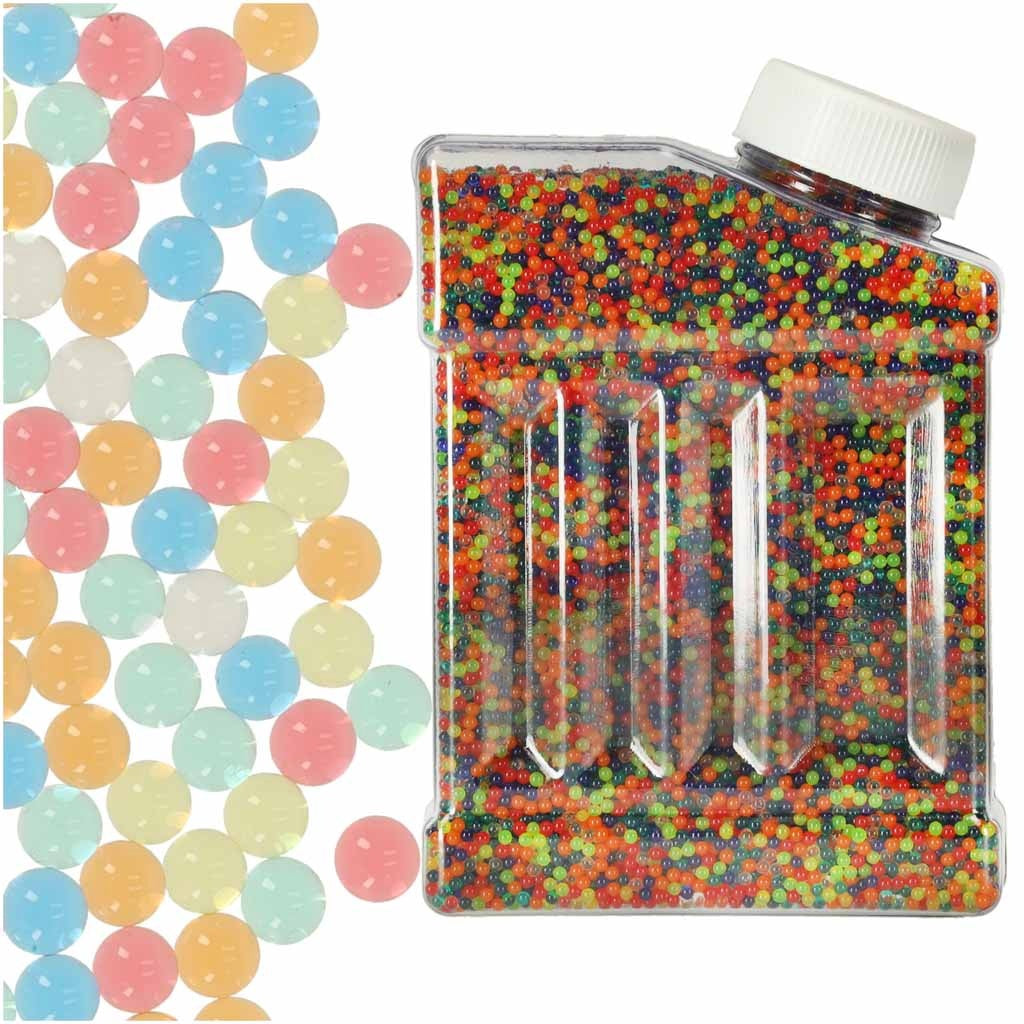 Hydrogelkulor för växter & dekoration flerfärgade 250 g ca 50 000 st