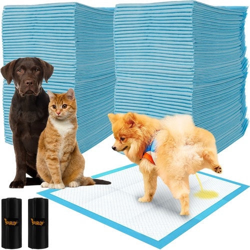 Hygienunderlag hund 60x60 cm 100-pack + hundbajspåsar 30 st