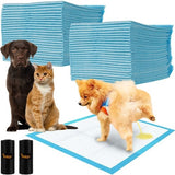 Hygienunderlag hund 60x60 cm vattentäta 50-pack + bajspåsar 30 st