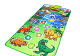 Interaktiv dansmatta dinosaurie med ljud och melodier 150x70 cm