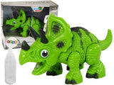 Interaktiv dinosaurie Triceratops 17 cm med ånga och ljud, från 3 år