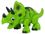 Interaktiv dinosaurie Triceratops 17 cm med ånga och ljud, från 3 år