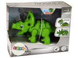 Interaktiv dinosaurie Triceratops 17 cm med ånga och ljud, från 3 år