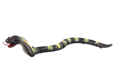 Interaktiv kobra leksak 44 cm med IR-fjärrkontroll USB-laddning