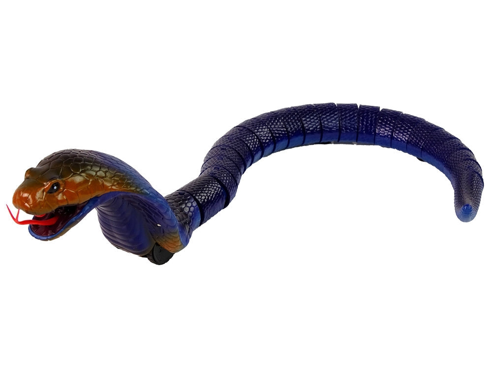 Interaktiv kobra leksak 44 cm med IR-fjärrkontroll USB-laddning