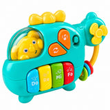 Interaktiv leksakshelikopter med piano, ljud & melodier 17,5 cm