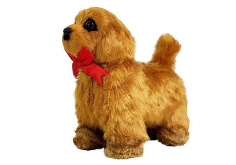 Interaktiv leksakshund fjärrstyrd 21 cm, skäller och går, 3+ år