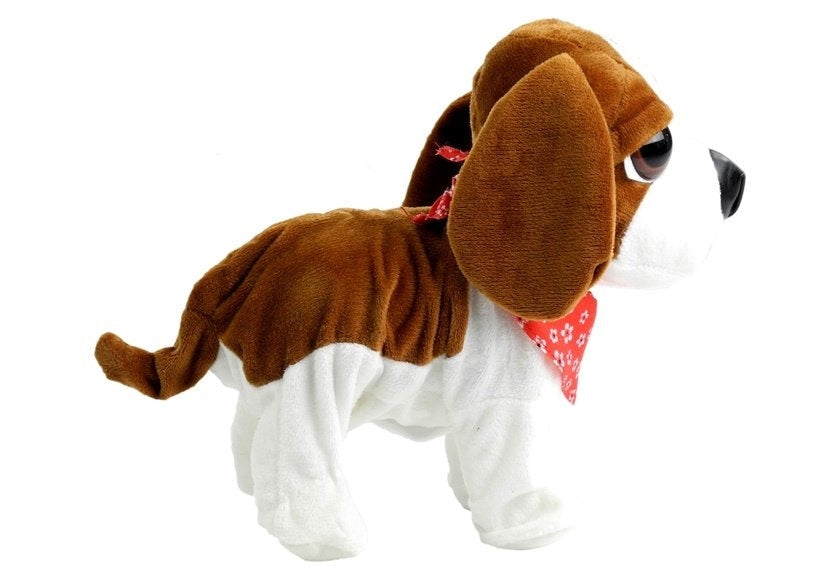 Interaktiv leksakshund med koppel, dansar och sjunger, 22 cm, 3+