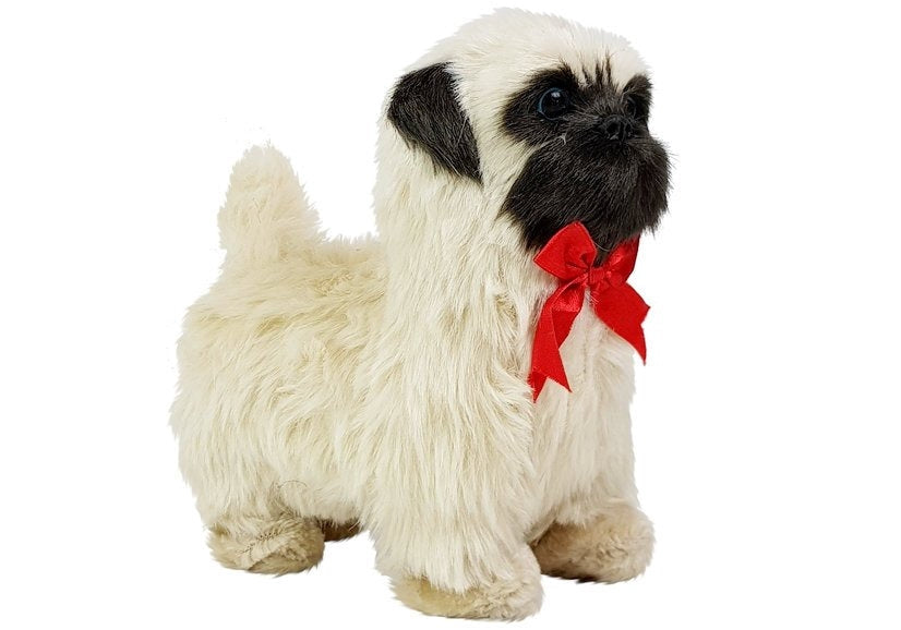 Interaktiv leksakshund pug 21 cm med ljud och rörelse, 3+ år