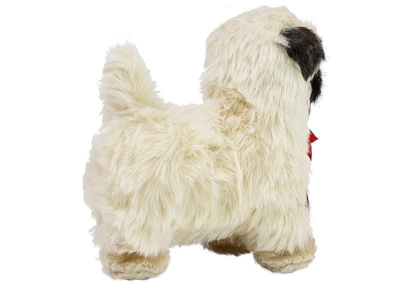 Interaktiv leksakshund pug 21 cm med ljud och rörelse, 3+ år