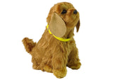 Interaktiv mjukishund Cocker Spaniel 19 cm skäller och rör svans 3+